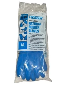 Pioneer Strick gefütterte Handschuhe blau Grip LL-301 Gr. Medium 100% Baumwolle Strickfutter - Bild 1 von 7