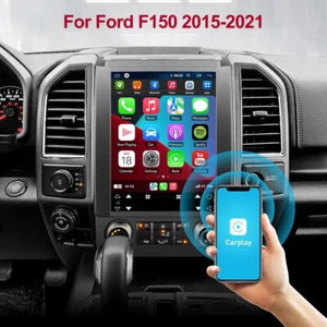 12.1" Car Radio Stereo For Ford F150 2015-2021 Android 13 GPS Navi Tesla Style - Picture 1 of 15