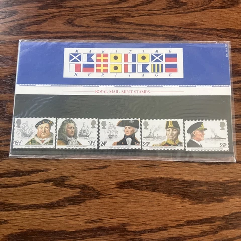 Royal Mail Presentation Pack ‘Maritime Heritage' Cover