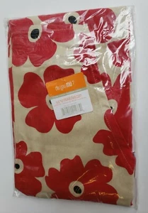 MUKitchen Red Poppy Floral 35" Apron w/ Pockets & Ultimate Cotton Mitt NEW - Picture 1 of 6