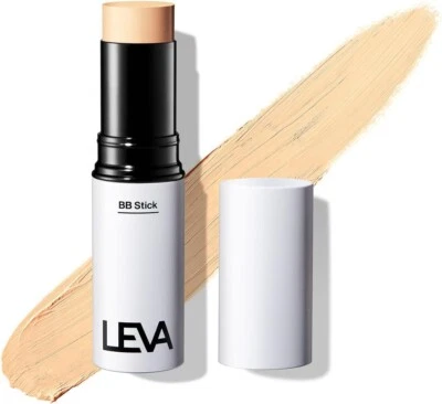 LEVA Men's BB Stick - Light Beige SPF47 PA++++ Covers dark circles, pores, acne - Image 1 of 4