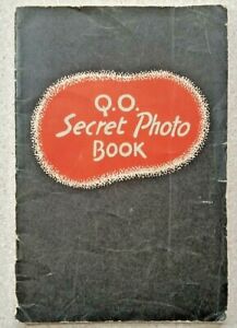 1930s Q.O. Quaker Oats Secret Photo Book.  32 pages