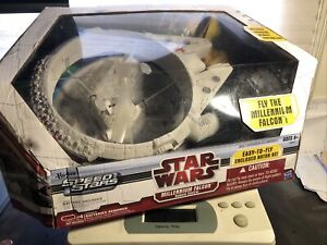 Hasbro Star Wars Remote Control Millennium Falcon! It Flys!! NIB! Great Piece!!!