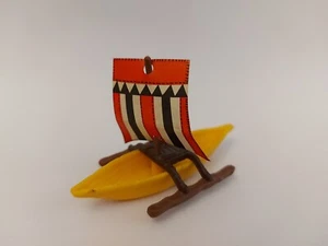 Vintage Rare 1982 Mountable Kinder Egg Toy Catamaran  - Picture 1 of 11