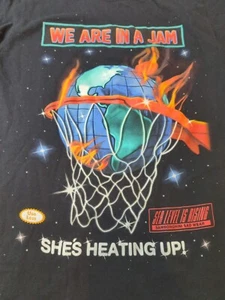 2022 Samborghini Shirt SNES NBA Jam Environmental Size Small Sad Wear - Picture 1 of 9