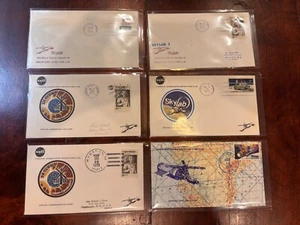 SKYLAB I LBJ Space Center Stamp Club 6 cubiertas 14/05/1973 Houston TX + KSC FL!! - Imagen 1 de 1
