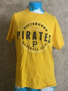 Pittsburgh Pirates Yellow Baseball Club T-shirt - Picture 1 of 4