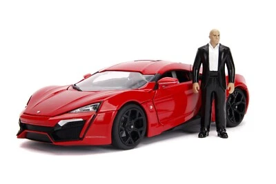 W Motors Lykan Hypersport 1/18 Con LED Fast & Furious 7+ Figur. Dom-Jada 31140 - Immagine 1 di 4