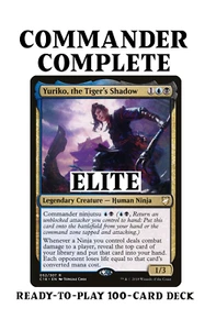 Yuriko, the Tiger's Shadow ELITE Ninja Tribal Magic MTG Custom Commander Deck - Picture 1 of 2