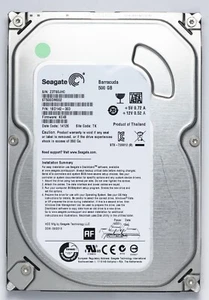 Seagate Barracuda 500GB SATA Desktop Hard Drive Model ST500DM002 P/N 1BD142-303 - Picture 1 of 2