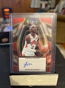 2023-24 Panini Select Jalen McDaniels Silver Prizm Auto - Bild 1 von 3