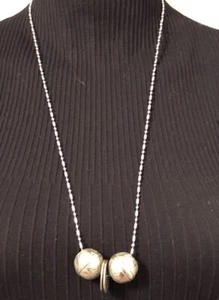 Handgefertigt von Marcia Modenese lange Halskette mit Anhänger 28 Zoll - Bild 1 von 6