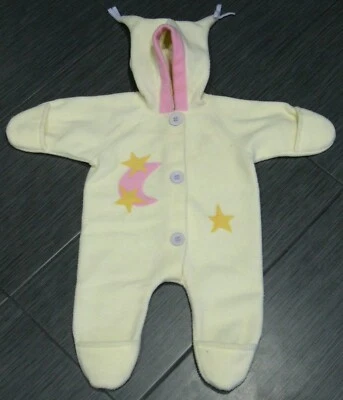 CHEROKEE BABY Bebé Bebé Luna Estrella UNA PIEZA Vellón Cálido Talla 3-6 Meses EX Foto 1 de 4