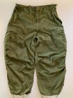 VTG Old M51 Arctic Field Trousers Cold Weather OG107 M Vietnam Korea US Army 50s