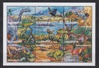 Georgien MiNr. 202-210 Kleinbogen Sheetlet Dinosaurier Tiere 1996 MNH/**