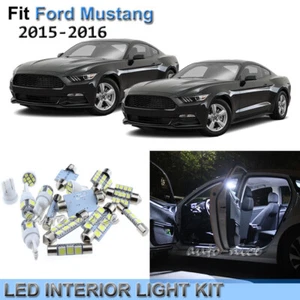 Kit de 13 luces interiores LED blancas de xenón para Ford Mustang 2015-2016 - Imagen 1 de 8