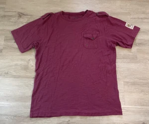 Men’s Modern Culture Red T-Shirt Size XL Pocket crew neck short sleeve - Picture 1 of 5