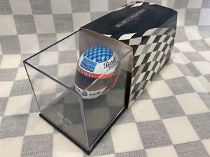 1/8 MINICHAMPS 384 960003 SHOEI HELMET JEAN ALESI 1996 BENETTON,RENAULT,ELF - Picture 1 of 10