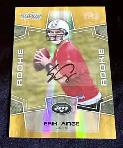 Rare 2008 Score Gold Zone Eric Ainge Rookie Autograph Card 18/40 Made - Picture 1 of 2
