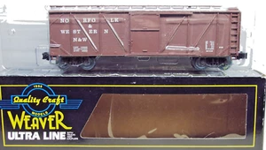 WEAVER O SCALE ULTRA LINE N&W NORFOLK & WESTERN BOX CAR 3 RAIL NOS - Picture 1 of 11