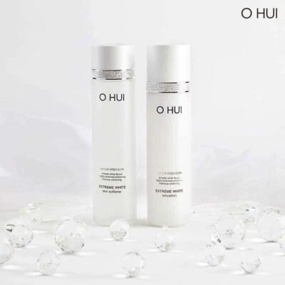 O HUI Extreme White Skin 150 ml y emulsión 130 ml/iluminador/manchas oscuras/vitamina Foto 1 de 4