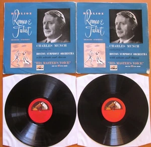 ALP 1179-80 ED1 Berlioz Romeo & Juliet Charles Munch 2LP HMV R/G Mono 1st - Picture 1 of 8