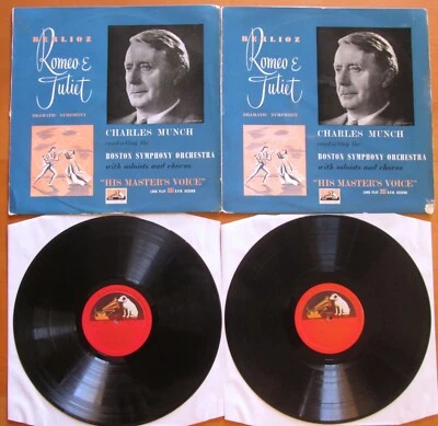 ALP 1179-80 ED1 Berlioz Romeo & Juliet Charles Munch 2LP HMV R/G Mono 1st - Image 1 of 4
