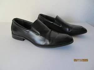 Scarpe Alfani nere slip on uomo ecopelle taglia 10-5 - Foto 1 di 8