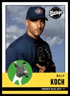 2001 Upper Deck Vintage - Billy Koch #32 - Image 1 of 2
