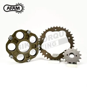 AFAM Steel / Hard Anodised Sprocket kit Ducati 955 V2 Panigale 2020-2024 - Picture 1 of 3