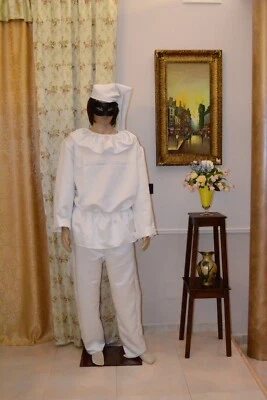 Abito Storico Costume di Scena Abito d'Epoca Pulcinella - Immagine 1 di 2