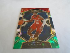 2020-21 SELECT RED BLUE GREEN CRACKED ICE SP KIRA LEWIS JR RC #73 PELICANS