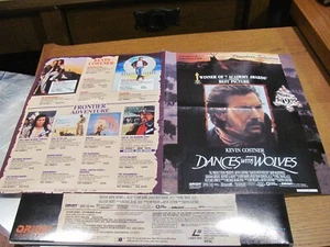 Dances With Wolves - Laserdisc LD Kevin Costner Laser Disc - Picture 1 of 10