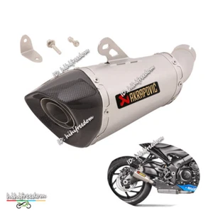 Tubo silenciador escape puntas carbono deslizable para Suzuki GSXS1000 GSXS1000F 2015-2020 - Imagen 1 de 10