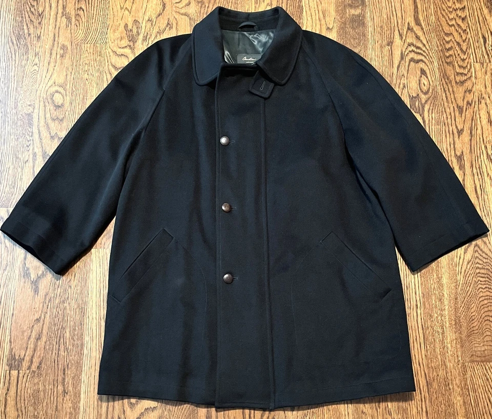 Corneliani Virgin Wool Jacket Size 54 Overcoat Coat Made In Italy $1200 Retail - Image 1 of 4