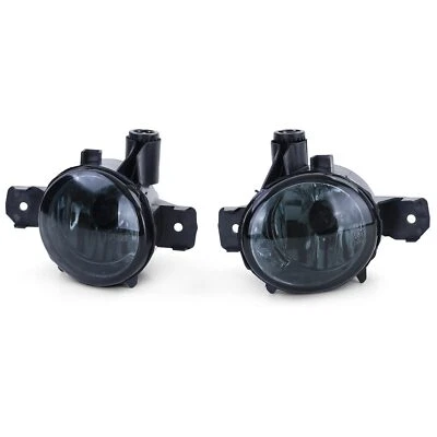 Klarglas Nebelscheinwerfer Schwarz Smoke passend für BMW E81 E87 X3 E83 X5 E70 - Bild 1 von 4