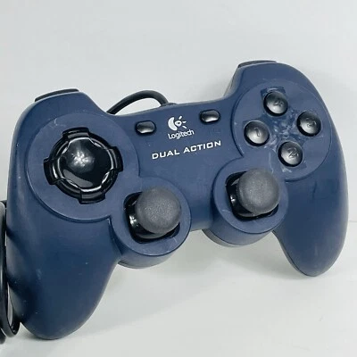Logitech Dual Action USB Game Controller for PC and Mac Black Dual Action - Image 1 of 4