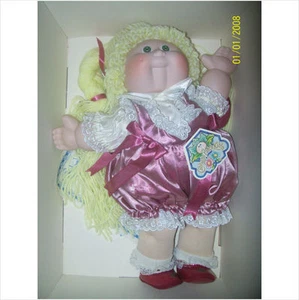 APPALAUSE CABBAGE PATCH PORCELAIN DOLL GIRL GEORGIA DEE IN BOX - Picture 1 of 1