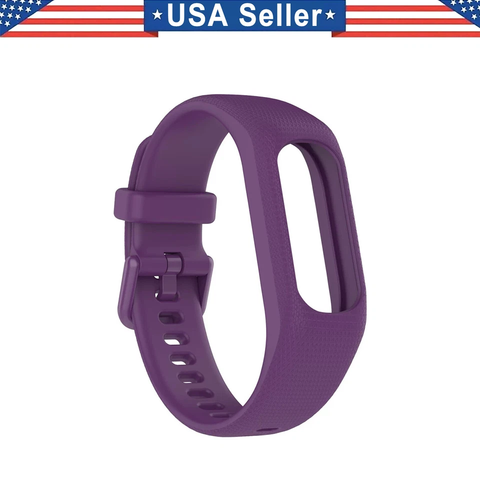 Мягкий силиконовый ремешок на запястье ремень для Garmin Vivosmart 5 (размер большой) - Изображение 1 из 1