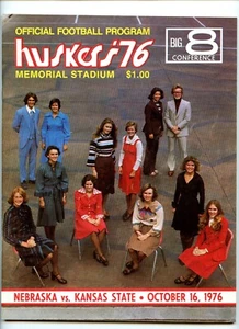Nebraska Cornhuskers vs. Kansas State Wildcats Game Program ~ Oct. 16, 1976 ~ EX - Picture 1 of 1