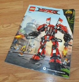 Original Lego (70615) The Ninjago Movie Instruction Manual ONLY For Play Set 