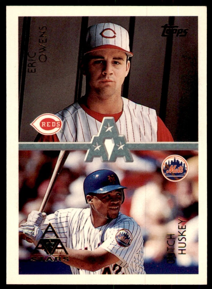 1996 Topps Eric Owens/Butch Huskey Baseball Cards #104 - Image 1 of 2