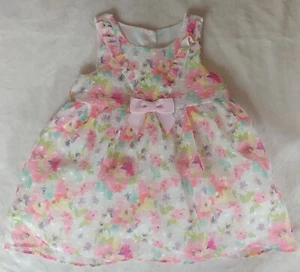 dress 6 to 9 months Bonnie Girls Baby Sleeveless Floral infant wear - Picture 1 of 3