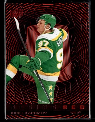 2023-24 Upper Deck Kirill Kaprizov #SR-87 Seeing Red - Image 1 of 2