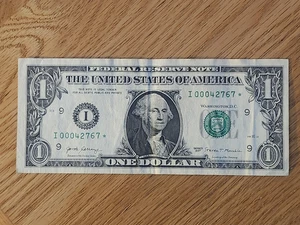 2017 I $1 "STAR NOTE" MINNEAPOLIS DISTRICT I00042767* RUN #1  250 K 000 START - Picture 1 of 5