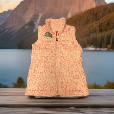 AUTÉNTICO NUEVO CON ETIQUETAS Chaleco Reversible MOSSBUD The North Face Girl-Coy Rosa Piel/Talla MD Foto 1 de 4