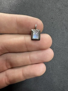 1.8g VTG Sterling Silver 925 Moonstone Pendant Jewelry lot K - Bild 1 von 7