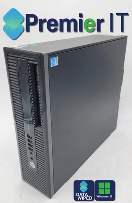 HP ProDesk 400 G1 SFF Desktop PC - Intel Core i3-4130 - 8GB RAM + 120GB SSD - Image 1 of 4