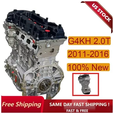For 2011-2016Hyundai Sonata Kia Optima Sportage G4KH 2.0T Turbo Engine Assembly  - Image 1 of 4