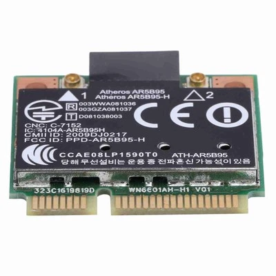 Wireless Network Card WiFi SemiMini PCIE Adapter AR5B95 802.11B G/n 150Mbps BEA - Image 1 of 4